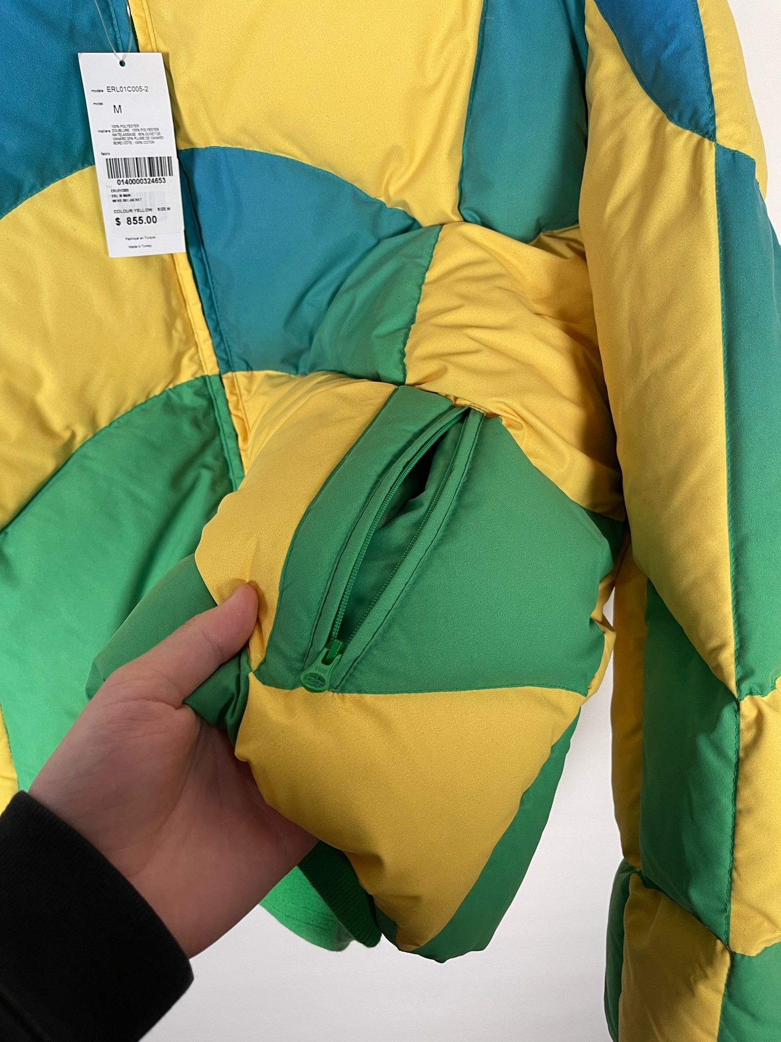 ERL 🚭EXTREMELY RARE ERL GRAIL🚭Fall/Winter 2020 Yellow Puffer Size US M / EU 48-50 / 2 - 6 Thumbnail