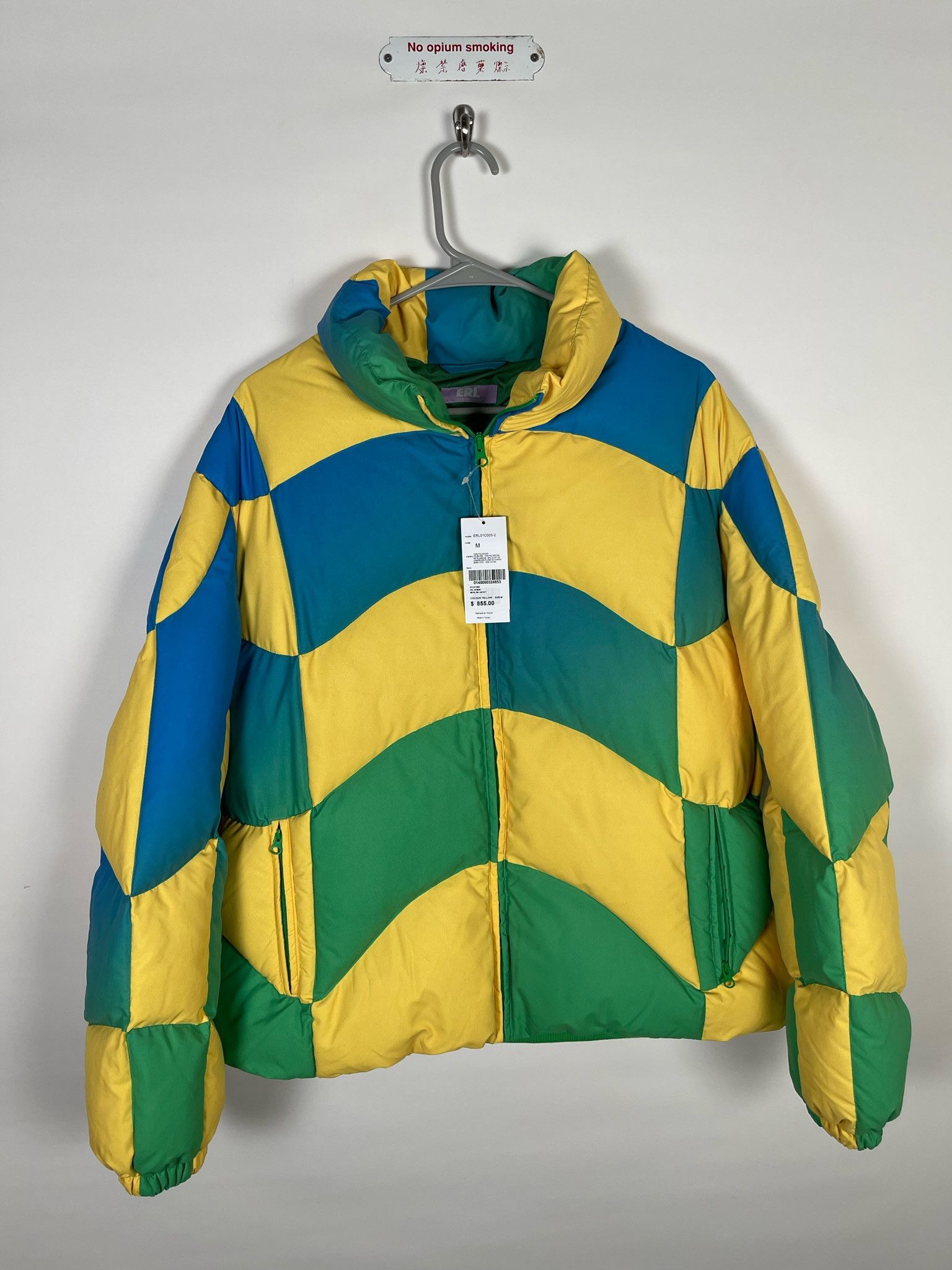 image of Extremely Erl Grailfall/winter 2020 Yellow Puffer, Men's (Size Medium)