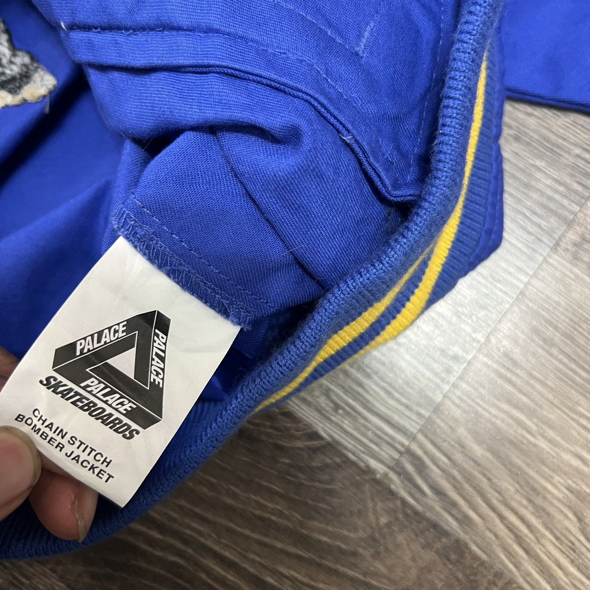 Palace Palace chain stitch bomber varsity skateboarding jacket Size US L / EU 52-54 / 3 - 7 Thumbnail