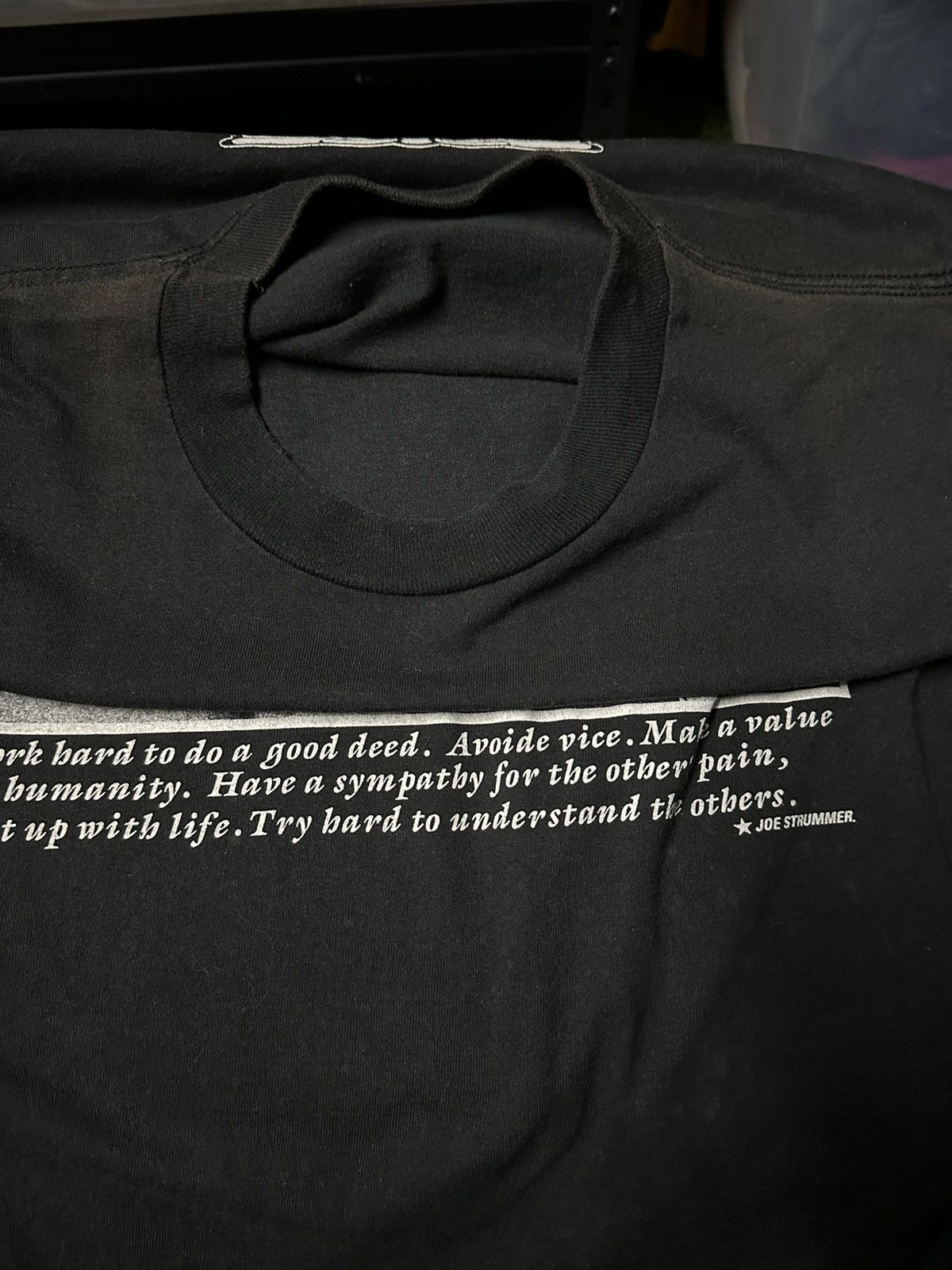 Band Tees Vintage 90s Joe Strummer The Clash Sun Faded Tee Size US M / EU 48-50 / 2 - 11 Thumbnail