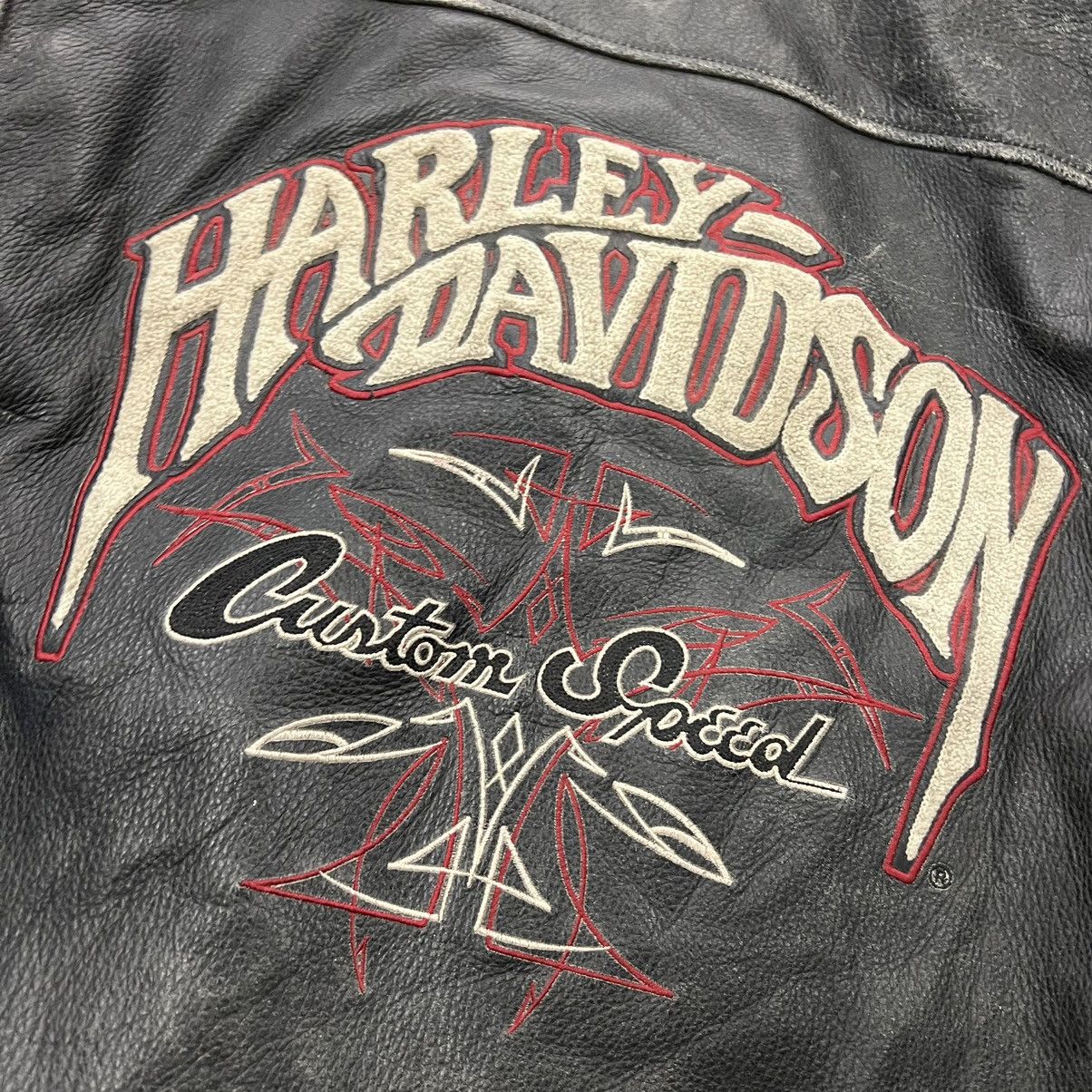 Genuine Leather × Harley Davidson Vintage Harley Davidson leather jacket Size US XL / EU 56 / 4 - 4 Thumbnail