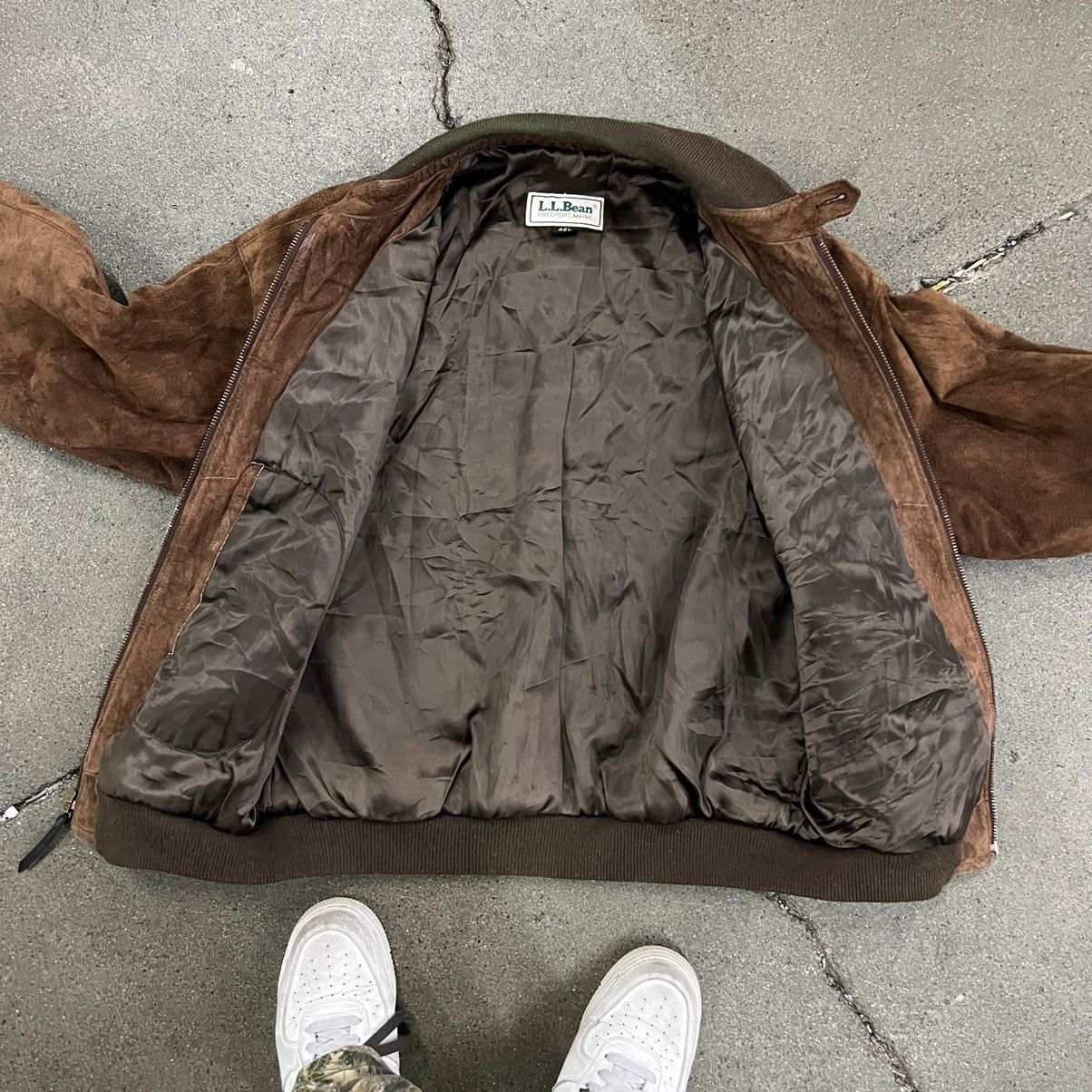 L.L. Bean Vintage LL Bean leather jacket Size US L / EU 52-54 / 3 - 3 Thumbnail