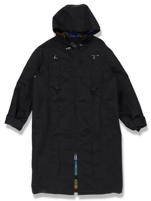 Louis Vuitton Black Oversized Monogram Nylon 2054 Rain Coat