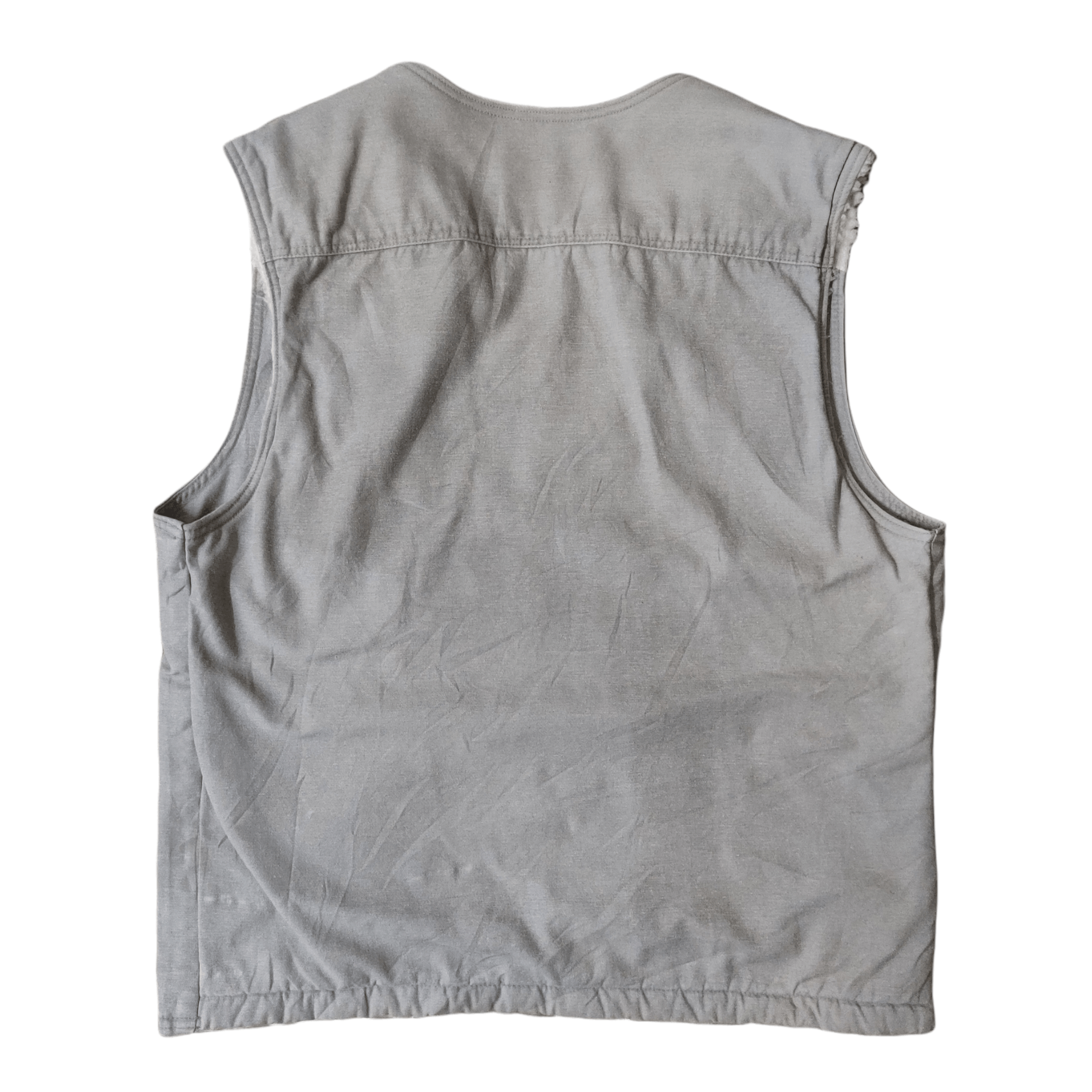 Japanese Brand Vintage Grancisco Vest Multi Pocket Sherpa Lined Size US L / EU 52-54 / 3 - 6 Thumbnail