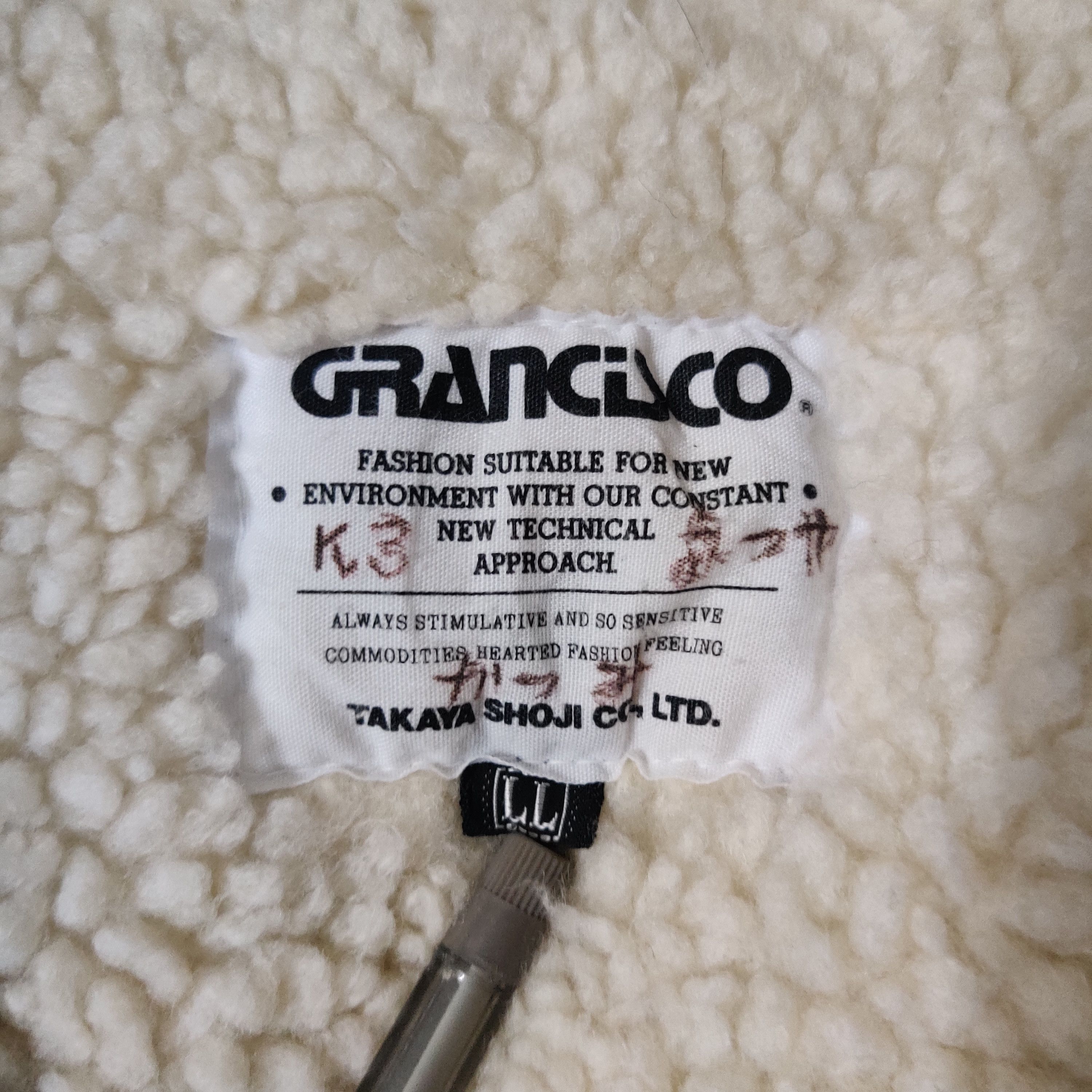 Japanese Brand Vintage Grancisco Vest Multi Pocket Sherpa Lined Size US L / EU 52-54 / 3 - 4 Thumbnail