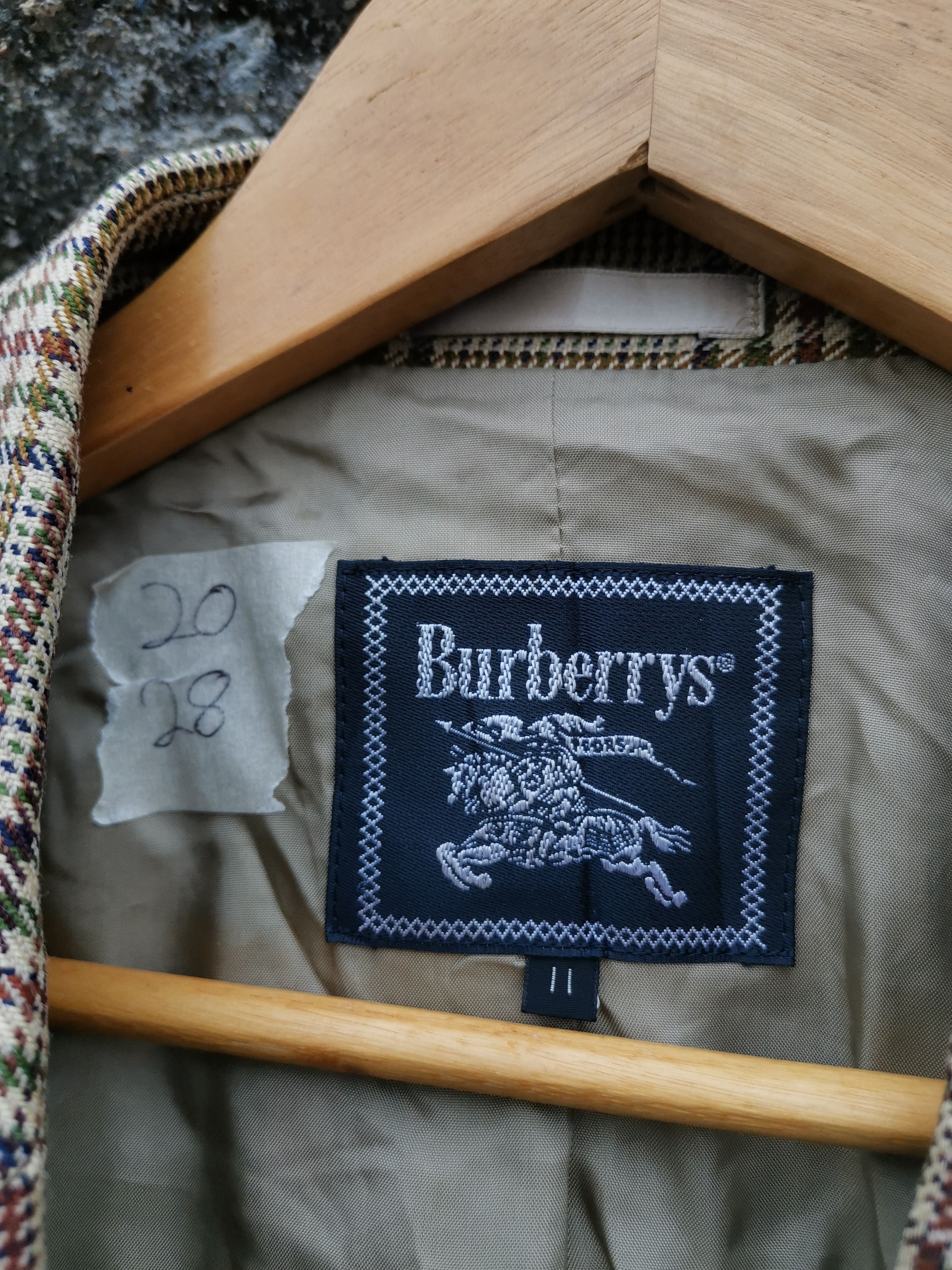 Burberry Vintage Burberrys Nova Check Single Breasted Blazer Coat Size US M / EU 48-50 / 2 - 5 Thumbnail