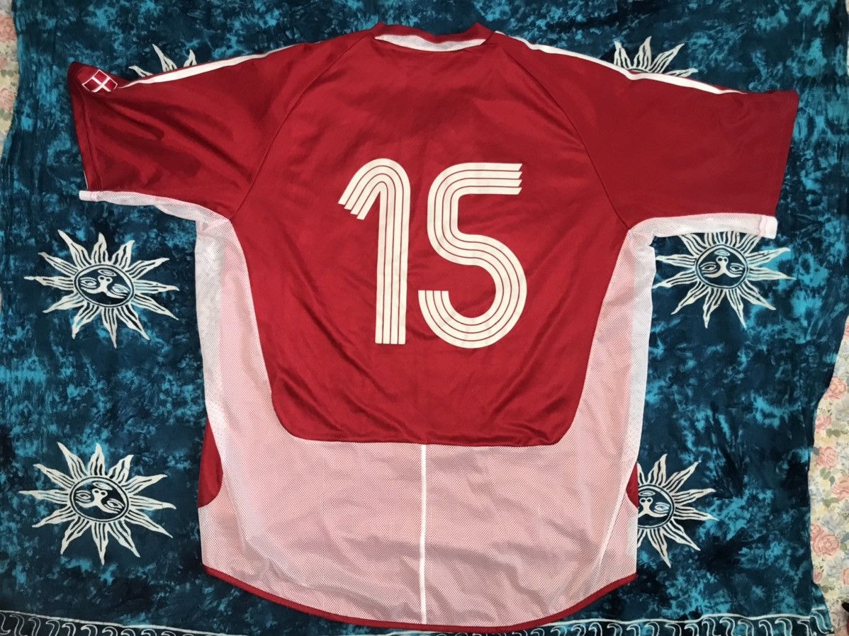 Adidas Adidas Denmark 2005 DBU Away Jersey Football Shirt Size US L / EU 52-54 / 3 - 14 Thumbnail