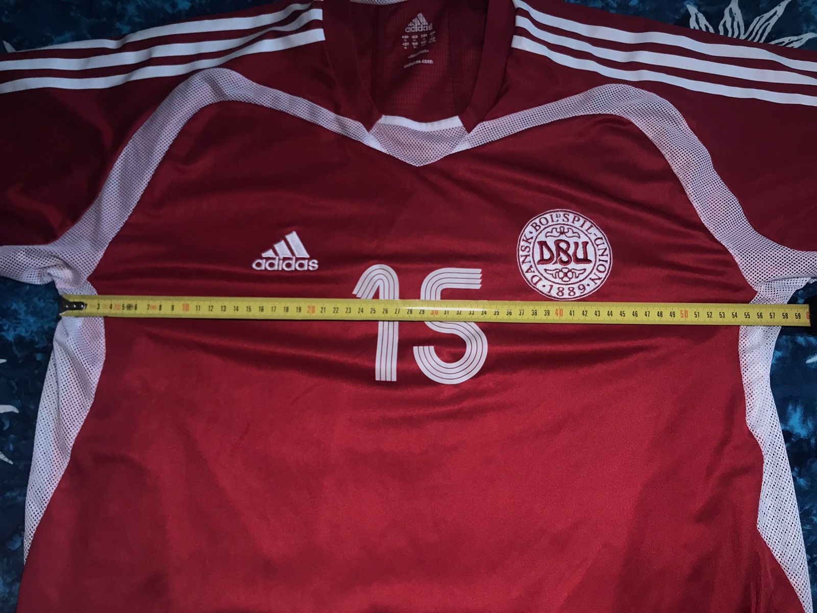 Adidas Adidas Denmark 2005 DBU Away Jersey Football Shirt Size US L / EU 52-54 / 3 - 8 Thumbnail