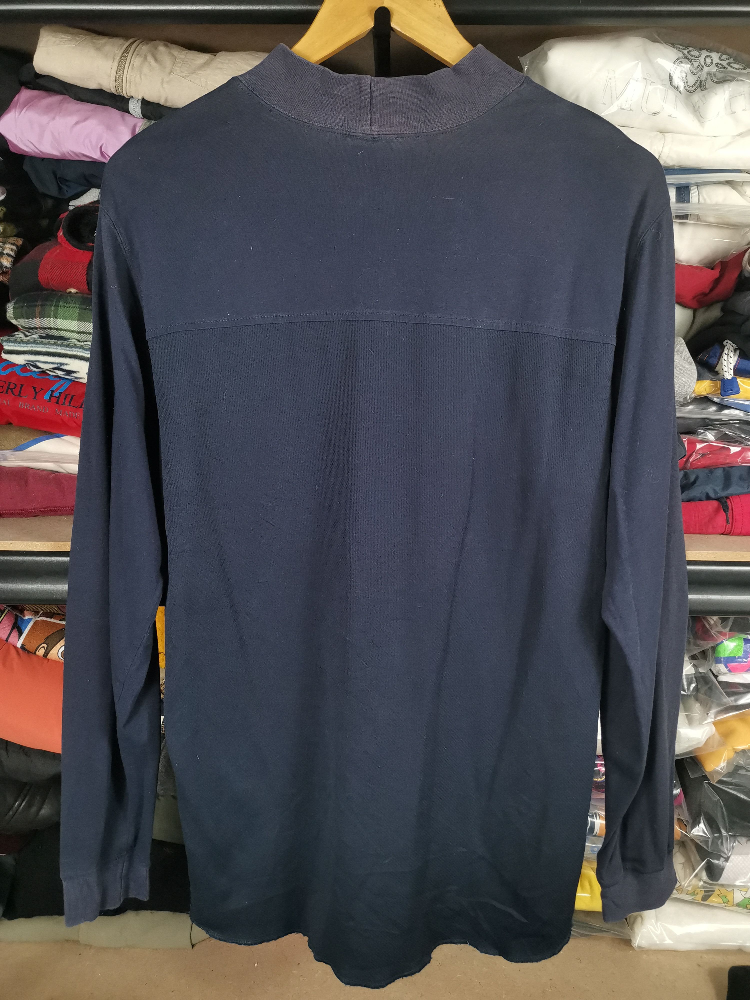 Nike Vintage 90s Nike Turtle Neck Long Sleeve Shirt Size US L / EU 52-54 / 3 - 3 Thumbnail