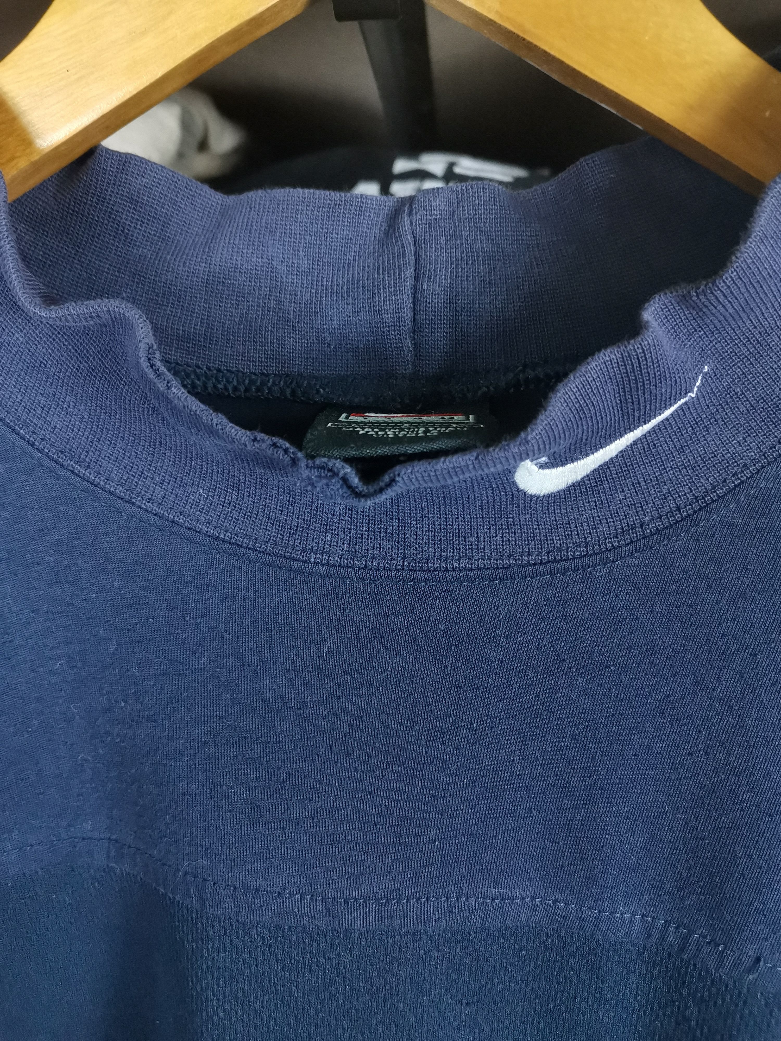 Nike Vintage 90s Nike Turtle Neck Long Sleeve Shirt Size US L / EU 52-54 / 3 - 2 Thumbnail