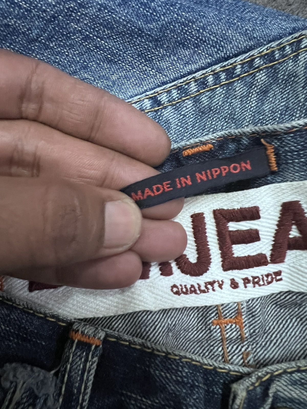 Japanese Brand × Vintage FLARED💥BLUE WAY DISTRESSED DENIM PANT Size US 30 / EU 46 - 8 Thumbnail