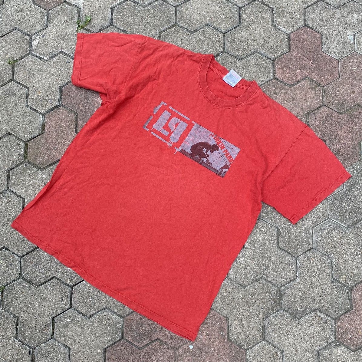 Band Tees × Vintage Vintage 2003 Linkin Park T-Shirt Size US L / EU 52-54 / 3 - 1 Thumbnail