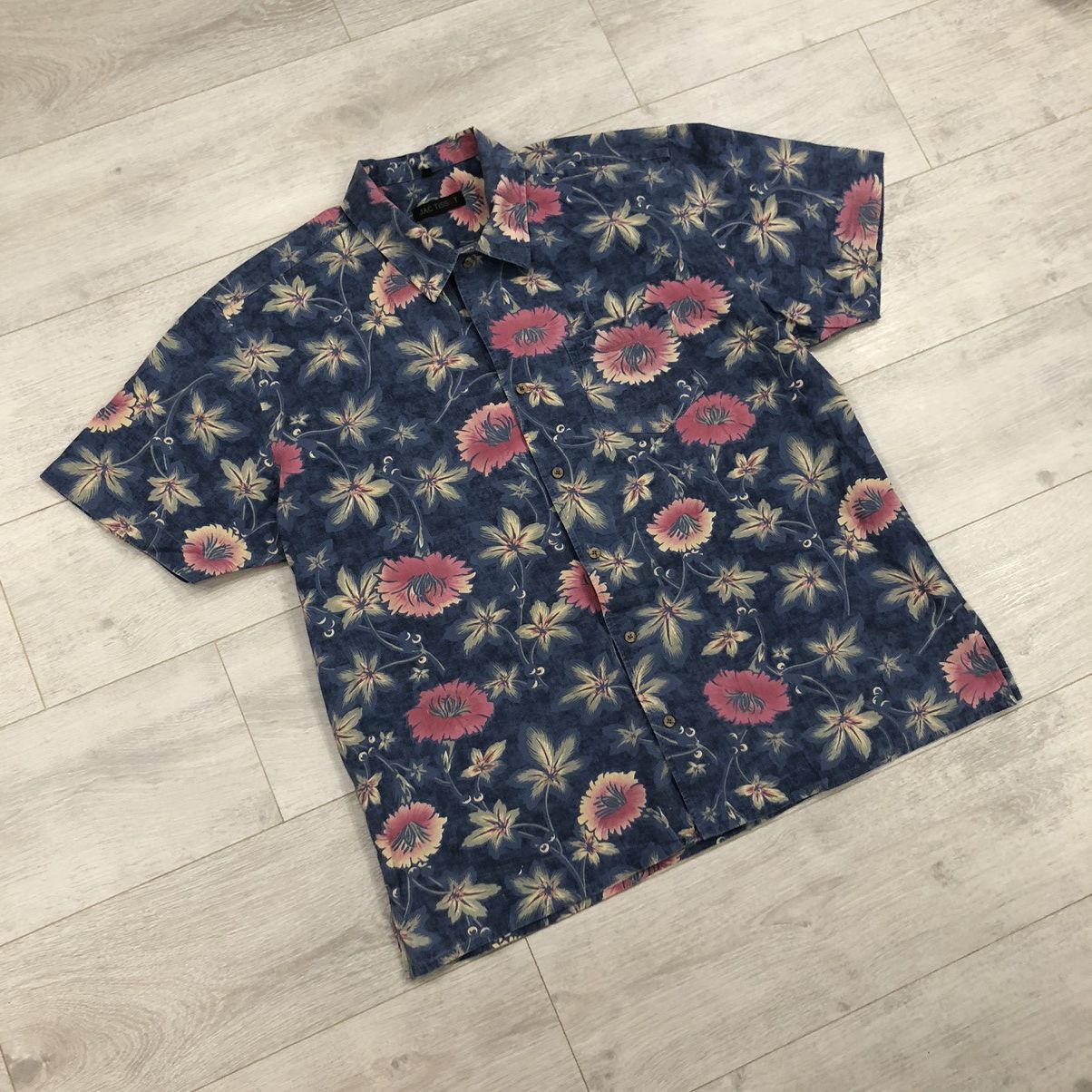 Vintage Vintage Shirt Short Sleeve Size US XXL / EU 58 / 5 - 2 Thumbnail