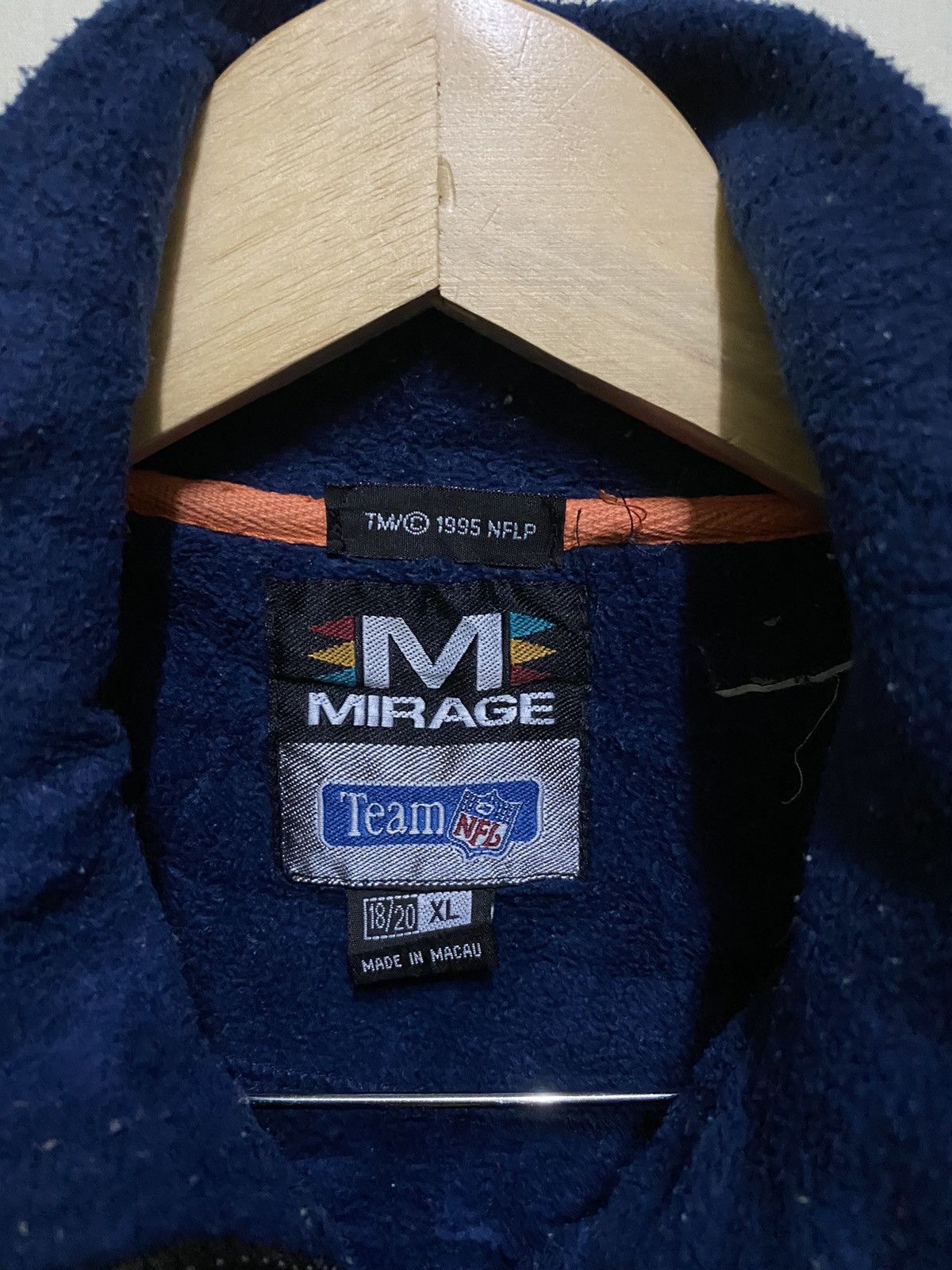 NFL Chicago Bears Fleece Pullover Sweatshirt by Mirage Size US XL / EU 56 / 4 - 5 Thumbnail