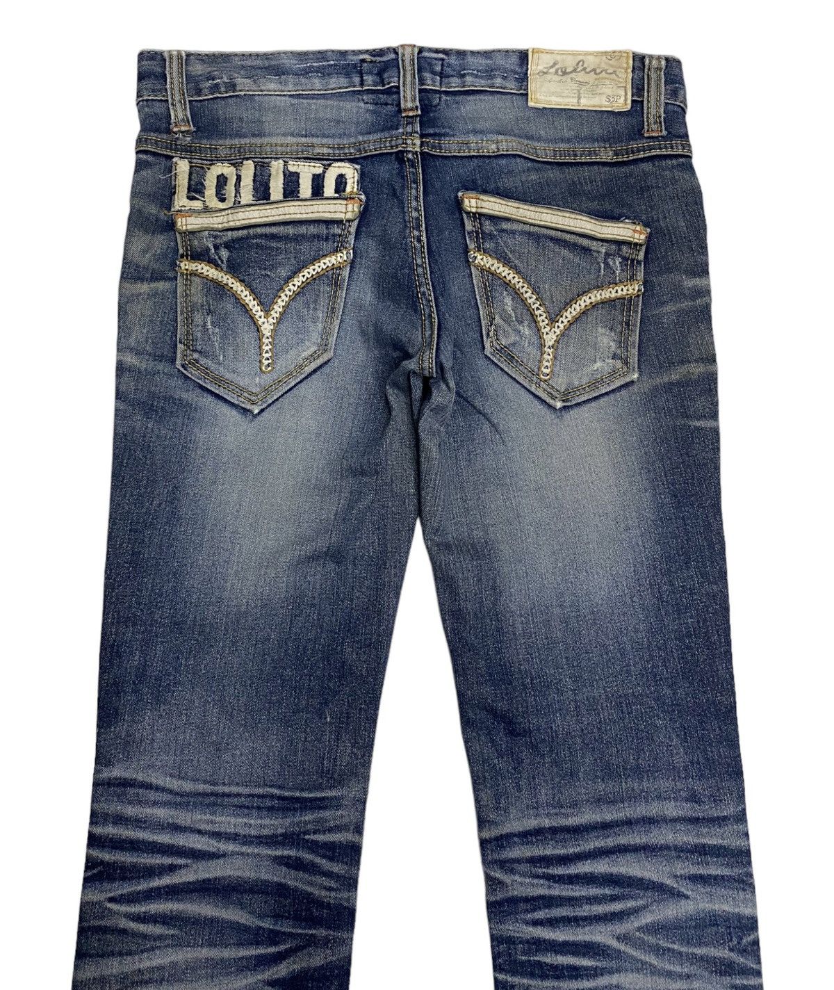 Hysteric Glamour LOLITA DISTRESSED PUNK SKINNY JEANS Size 32" / US 10 / IT 46 - 5 Thumbnail