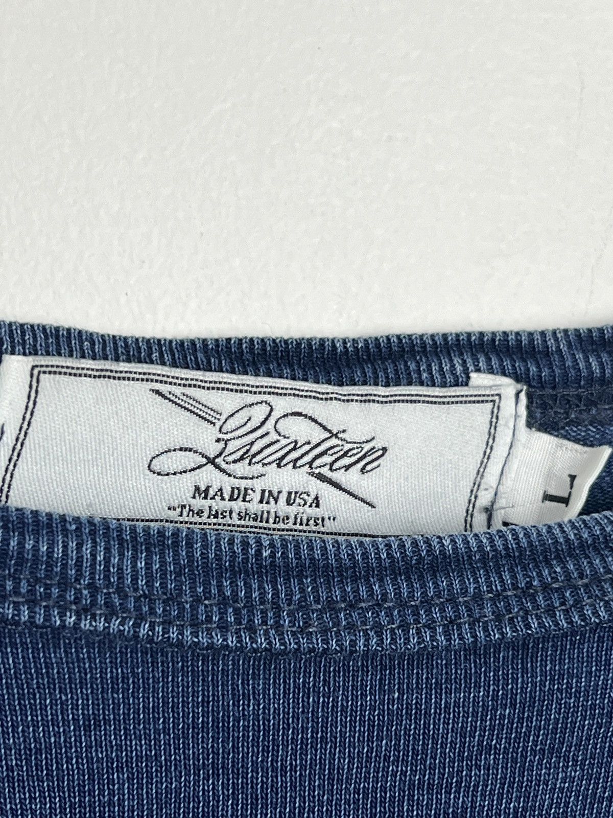 3sixteen Indigo Dye T-Shirt Size US L / EU 52-54 / 3 - 4 Thumbnail