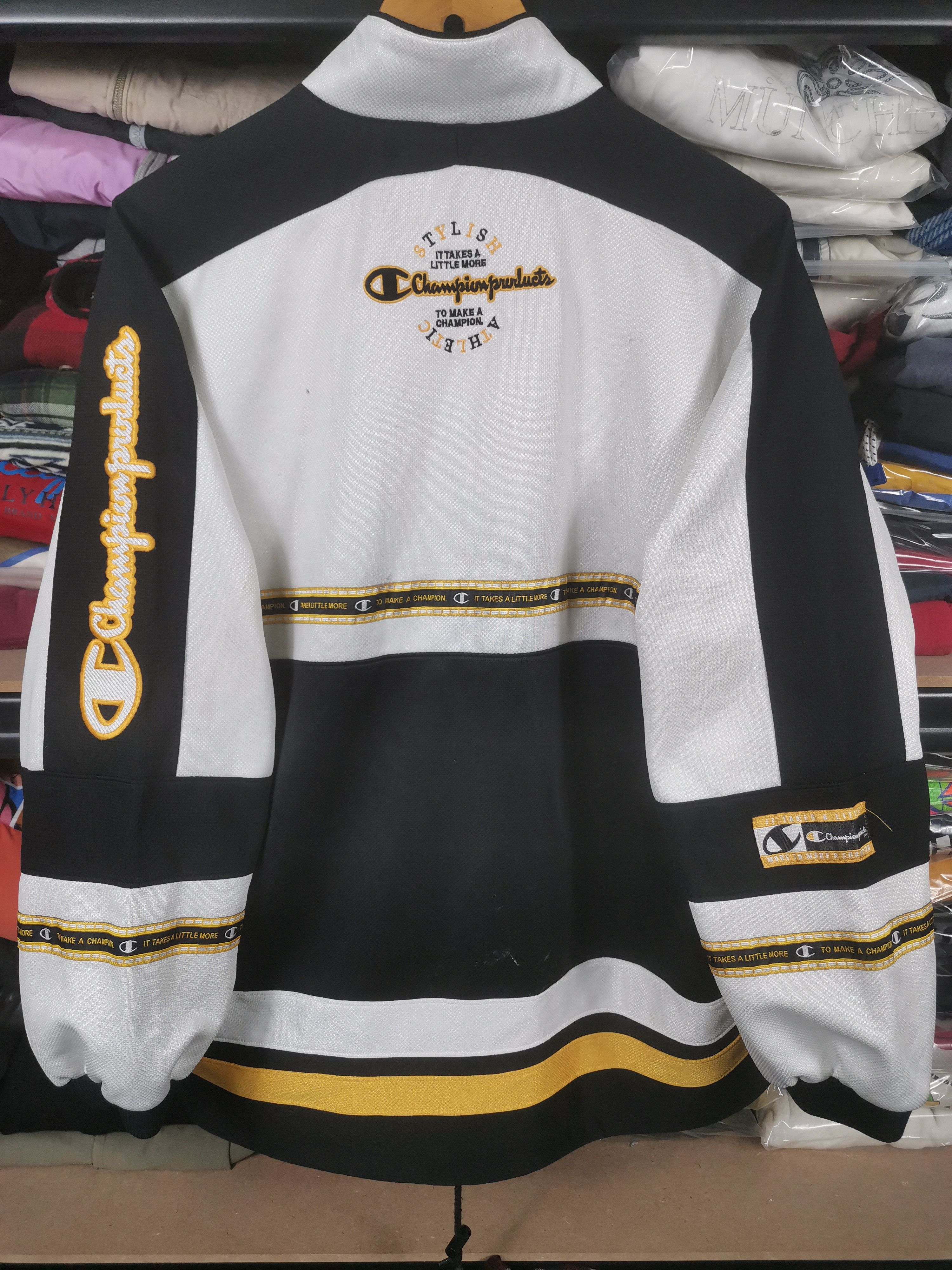 Champion Vintage 90s Champion Big Spellout Jacket Size US L / EU 52-54 / 3 - 3 Thumbnail