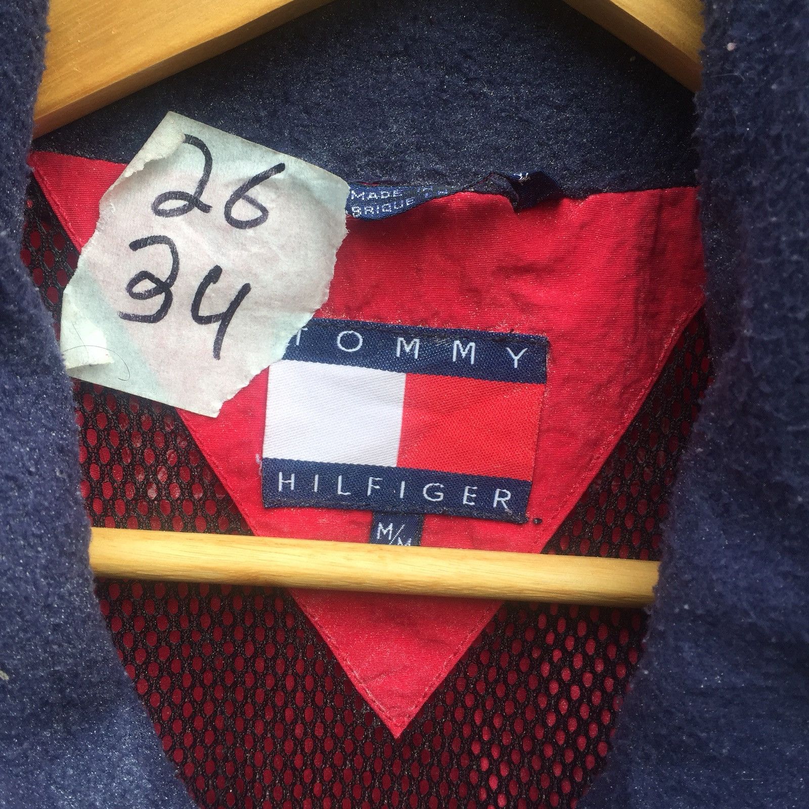 Tommy Hilfiger Vintage 90s Tommy Hilfiger Distressed Jacket Size US M / EU 48-50 / 2 - 7 Thumbnail