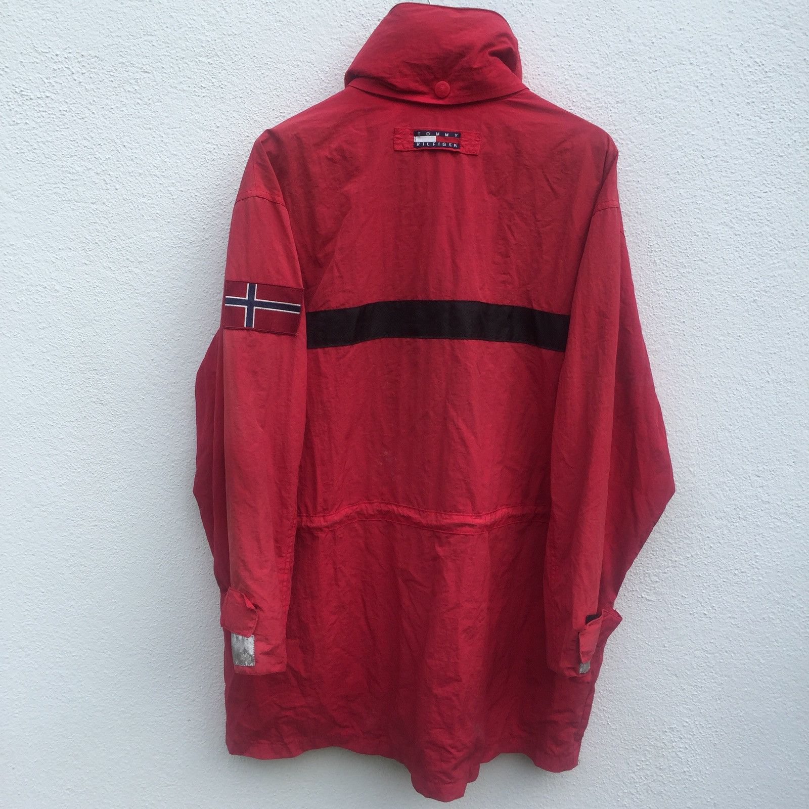 Tommy Hilfiger Vintage 90s Tommy Hilfiger Distressed Jacket Size US M / EU 48-50 / 2 - 3 Thumbnail