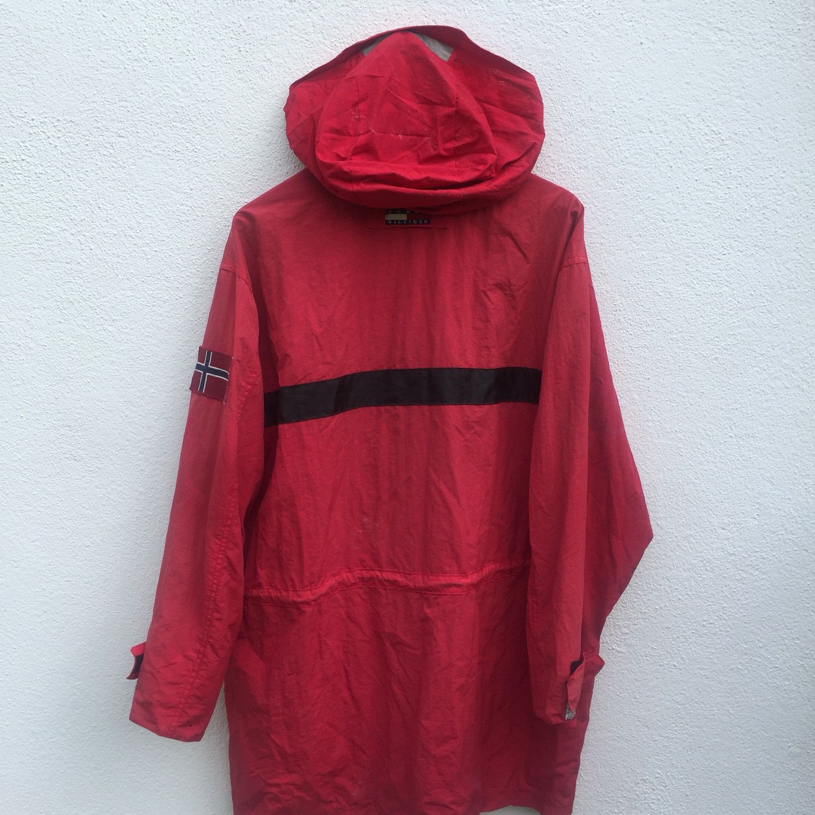 Tommy Hilfiger Vintage 90s Tommy Hilfiger Distressed Jacket Size US M / EU 48-50 / 2 - 5 Thumbnail