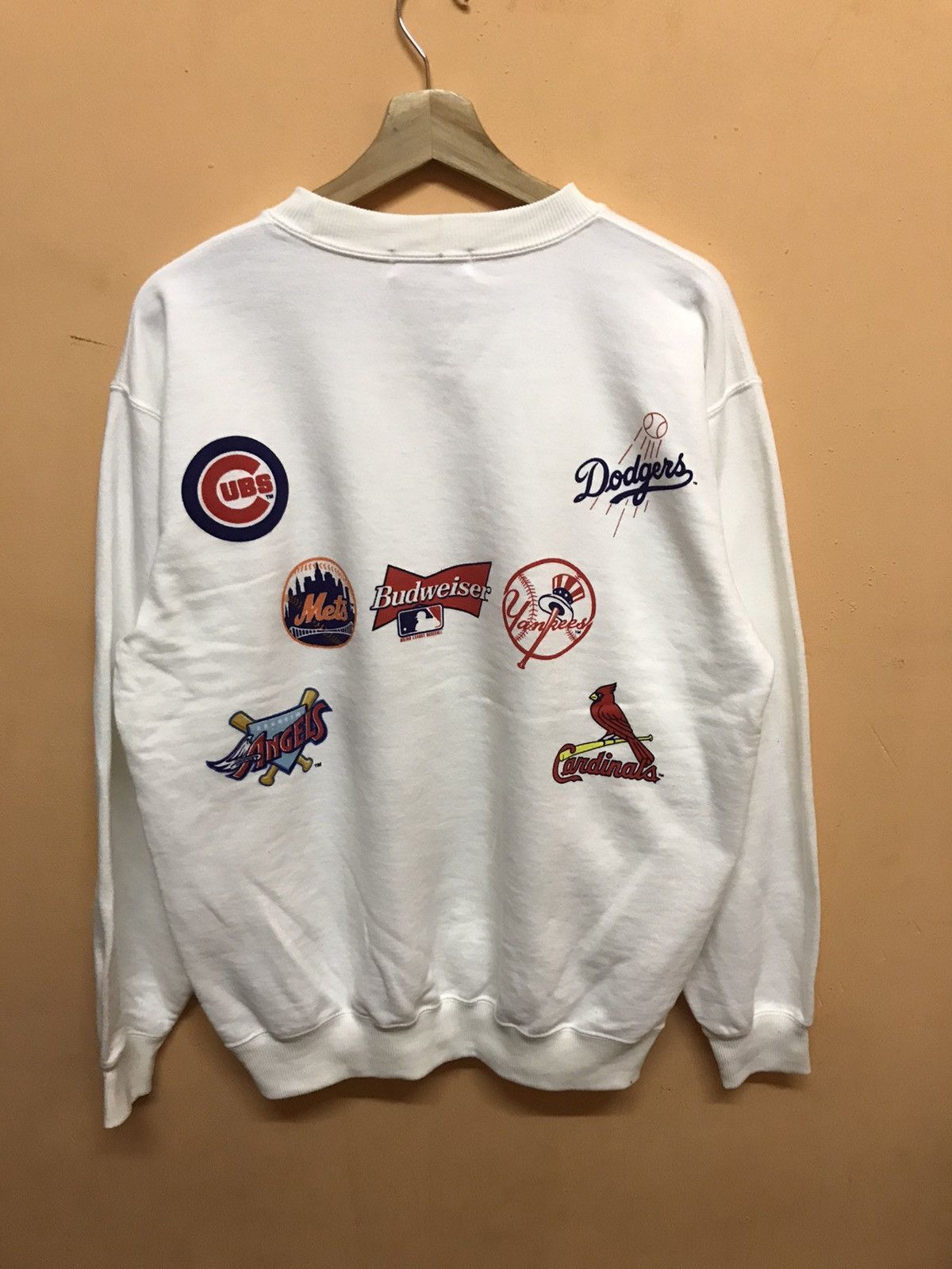 Budweiser × MLB × Vintage ‼️VTG TEAM MLB SPONSER BY BUDWEISER SWEATSHIRT‼️ Size US L / EU 52-54 / 3 - 1 Thumbnail
