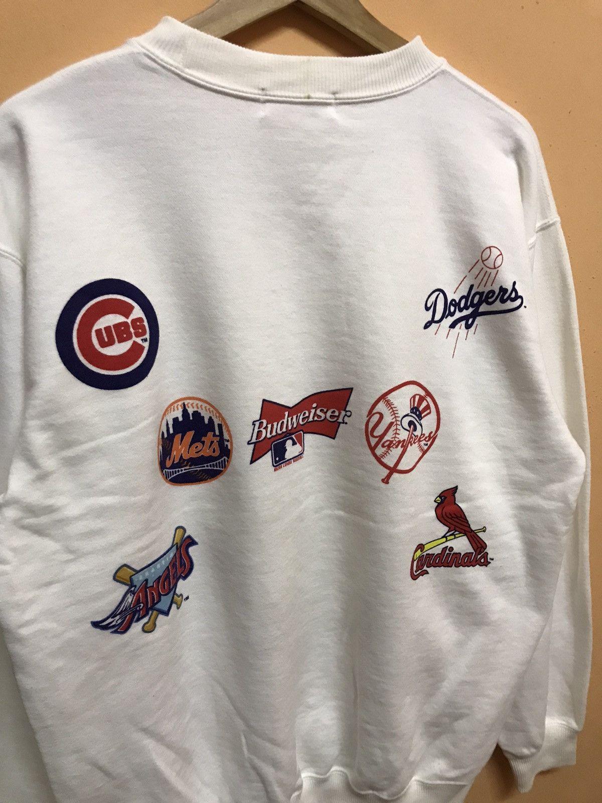 Budweiser × MLB × Vintage ‼️VTG TEAM MLB SPONSER BY BUDWEISER SWEATSHIRT‼️ Size US L / EU 52-54 / 3 - 6 Thumbnail