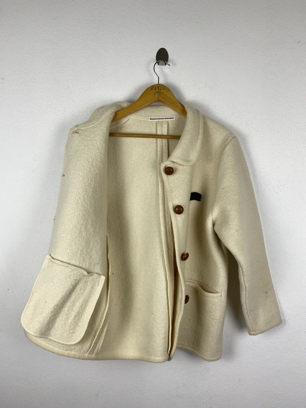 Mademoiselle Non Non MADEMOISELLE NON NON by ISSEY MIYAKE WOOL WINTER JACKET Size US M / EU 48-50 / 2 - 4 Thumbnail