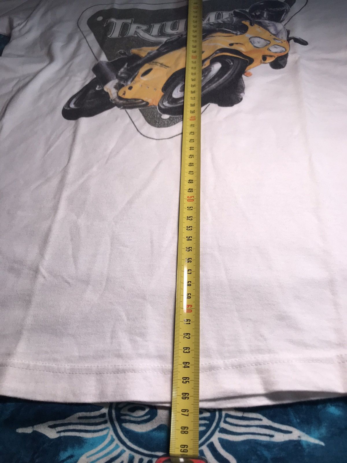 Daytona Vintage Hanes TRIUMPH Daytona MOTORCYCLES Streetwear shirt Size US M / EU 48-50 / 2 - 16 Thumbnail