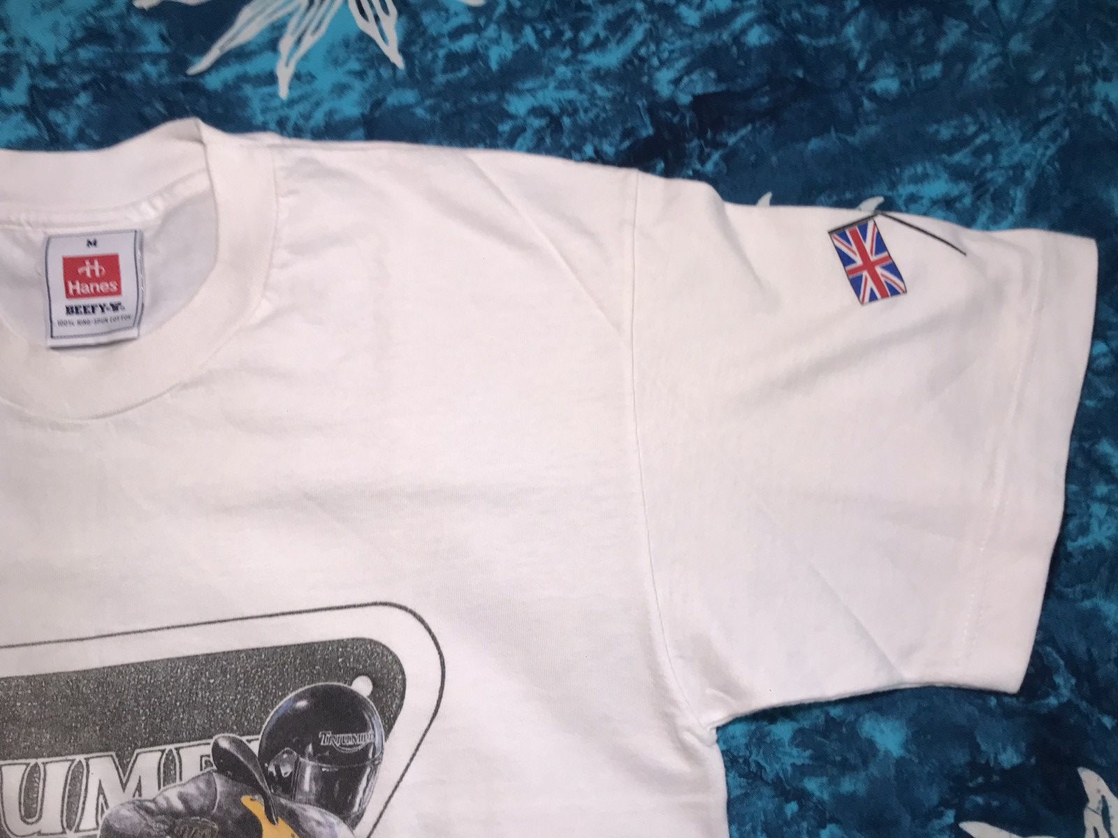 Daytona Vintage Hanes TRIUMPH Daytona MOTORCYCLES Streetwear shirt Size US M / EU 48-50 / 2 - 5 Thumbnail