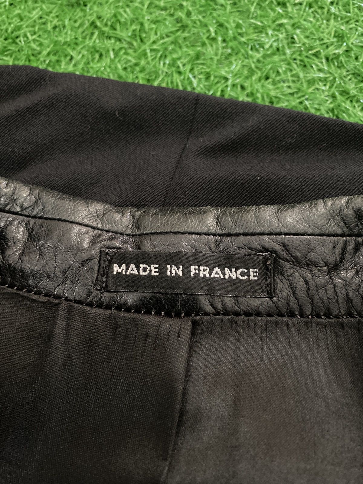 agnes b. Issey miyake x Agnes B. Leather collar jacket Size US M / EU 48-50 / 2 - 10 Thumbnail