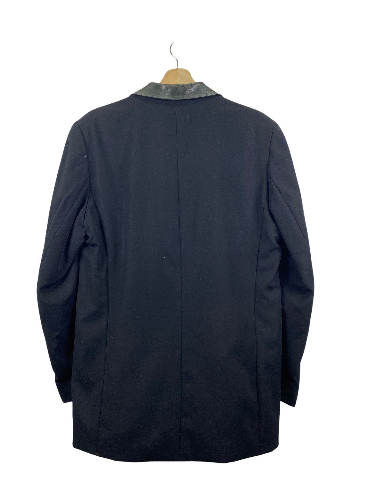 agnes b. Issey miyake x Agnes B. Leather collar jacket Size US M / EU 48-50 / 2 - 5 Thumbnail