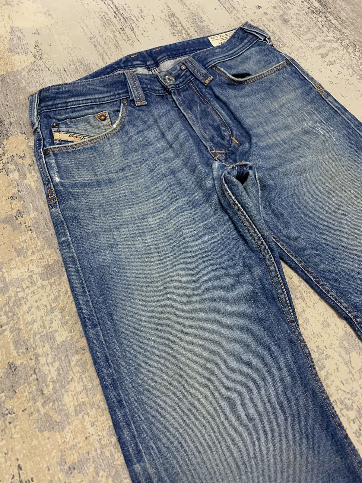 If Six Was Nine Diesel Industry Streetwear Straight Leg Denim Jeans 31x30 Size US 31 - 2 Thumbnail