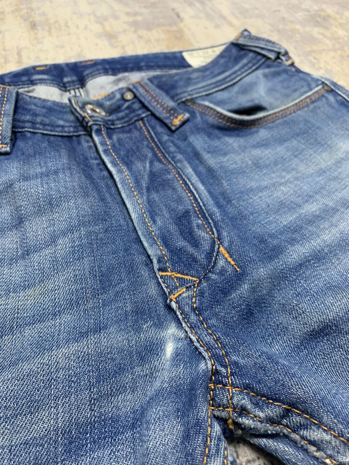 If Six Was Nine Diesel Industry Streetwear Straight Leg Denim Jeans 31x30 Size US 31 - 8 Thumbnail