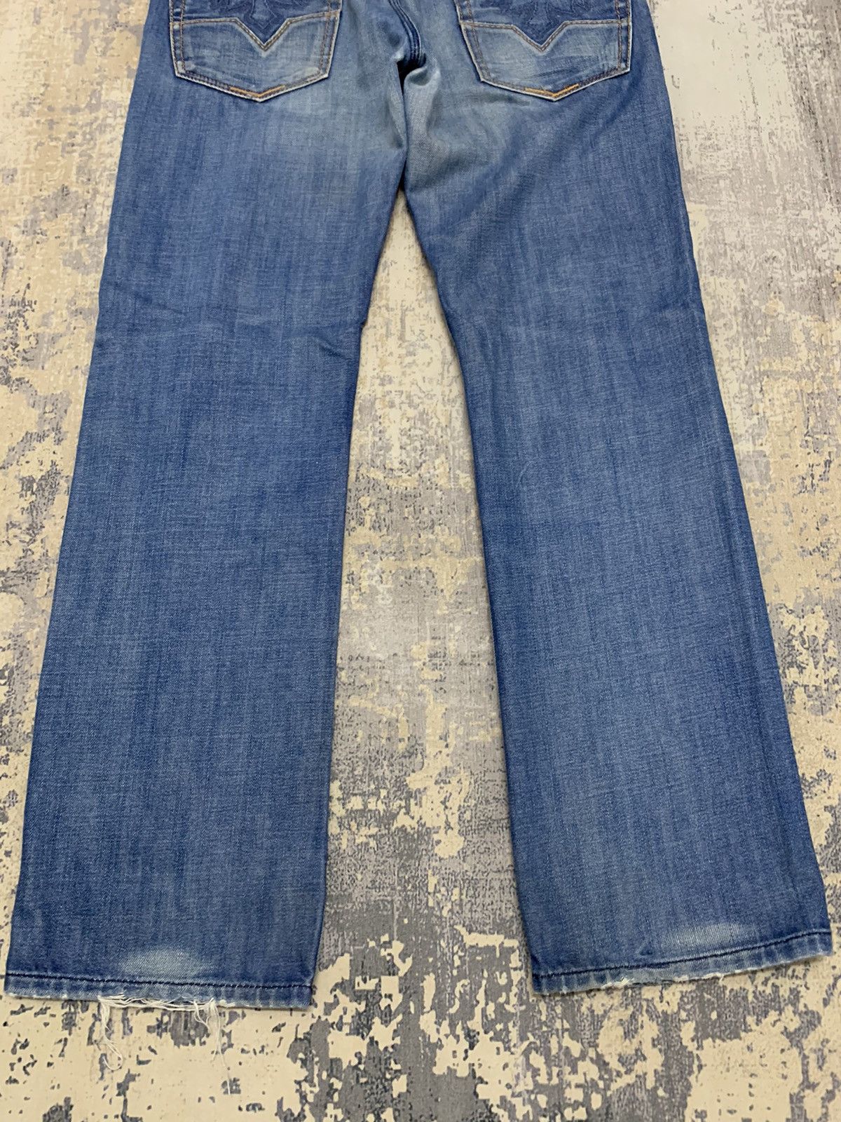 If Six Was Nine Diesel Industry Streetwear Straight Leg Denim Jeans 31x30 Size US 31 - 14 Thumbnail