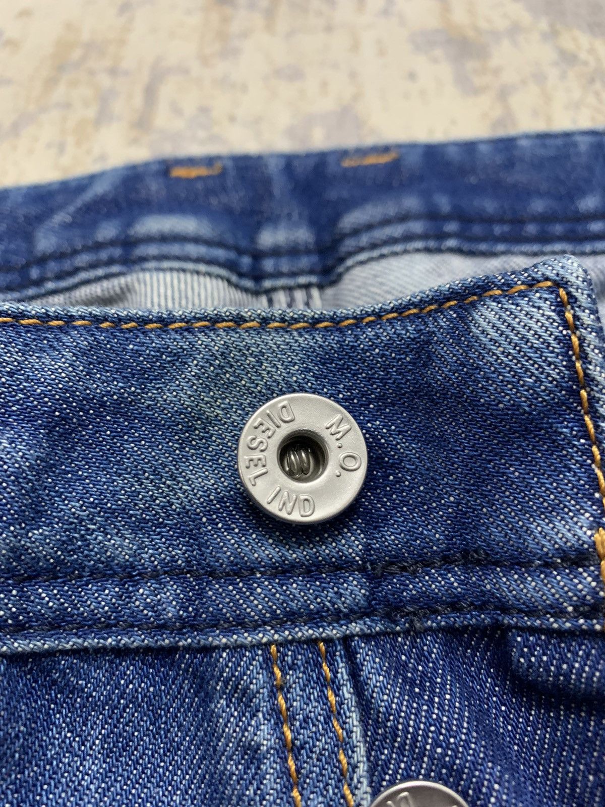 If Six Was Nine Diesel Industry Streetwear Straight Leg Denim Jeans 31x30 Size US 31 - 10 Thumbnail