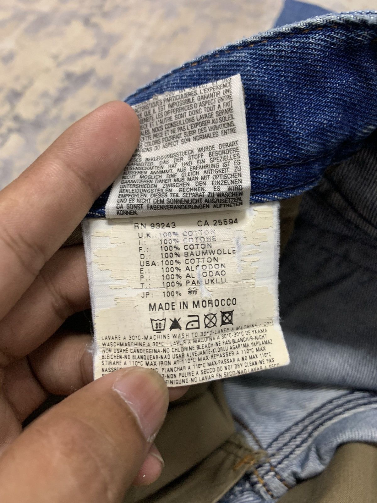 If Six Was Nine Diesel Industry Streetwear Straight Leg Denim Jeans 31x30 Size US 31 - 21 Thumbnail