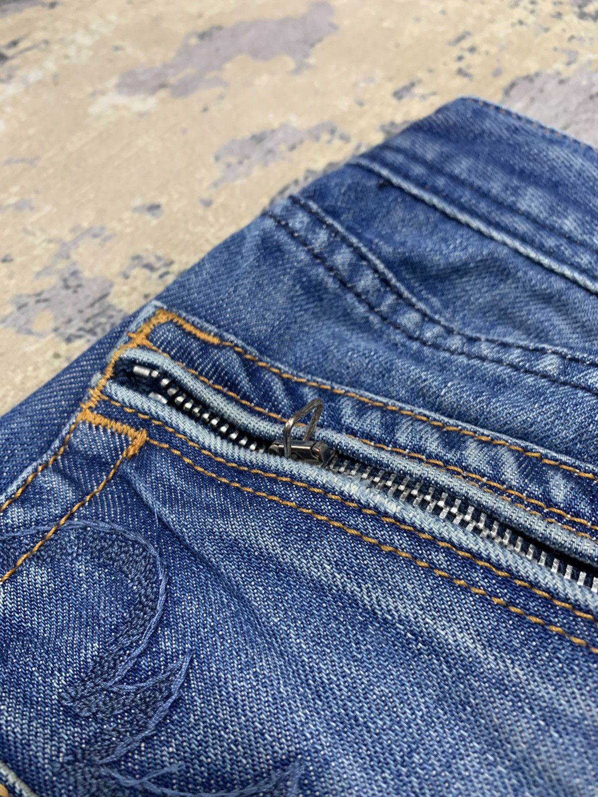 If Six Was Nine Diesel Industry Streetwear Straight Leg Denim Jeans 31x30 Size US 31 - 16 Thumbnail