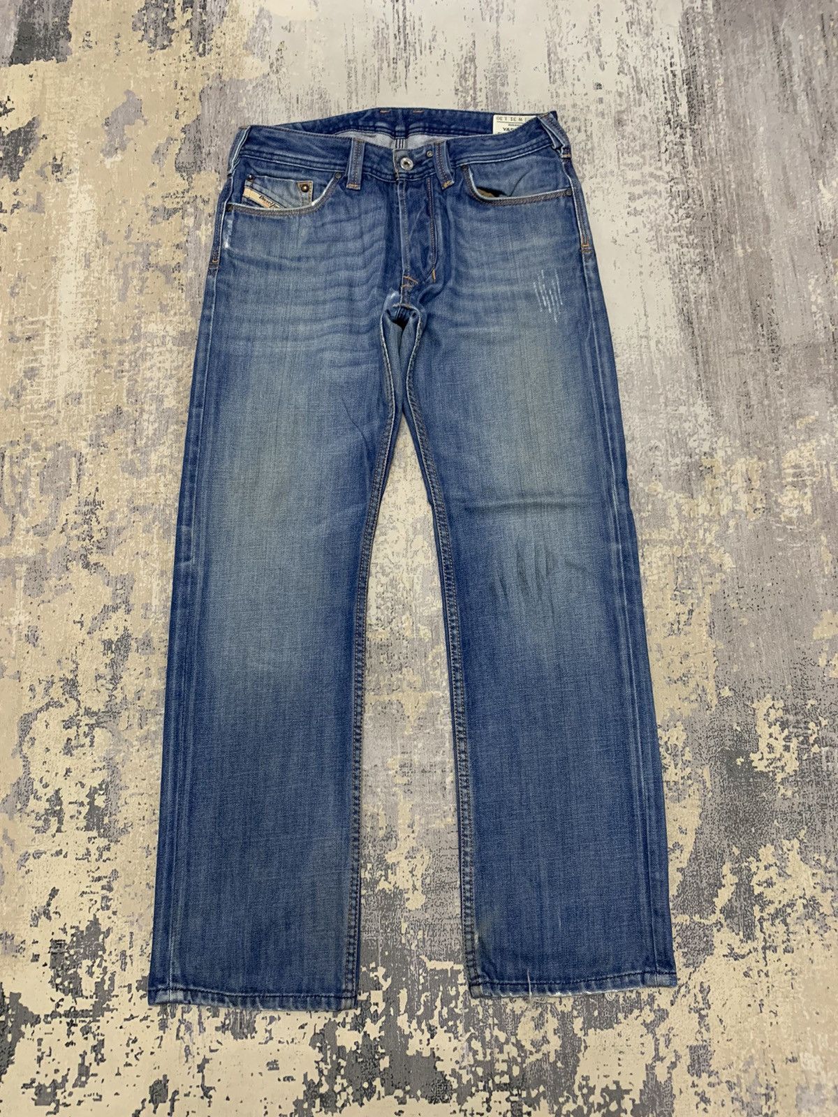 image of Diesel Industry Streetwear Blue Wash Jeans 31X30, Men's