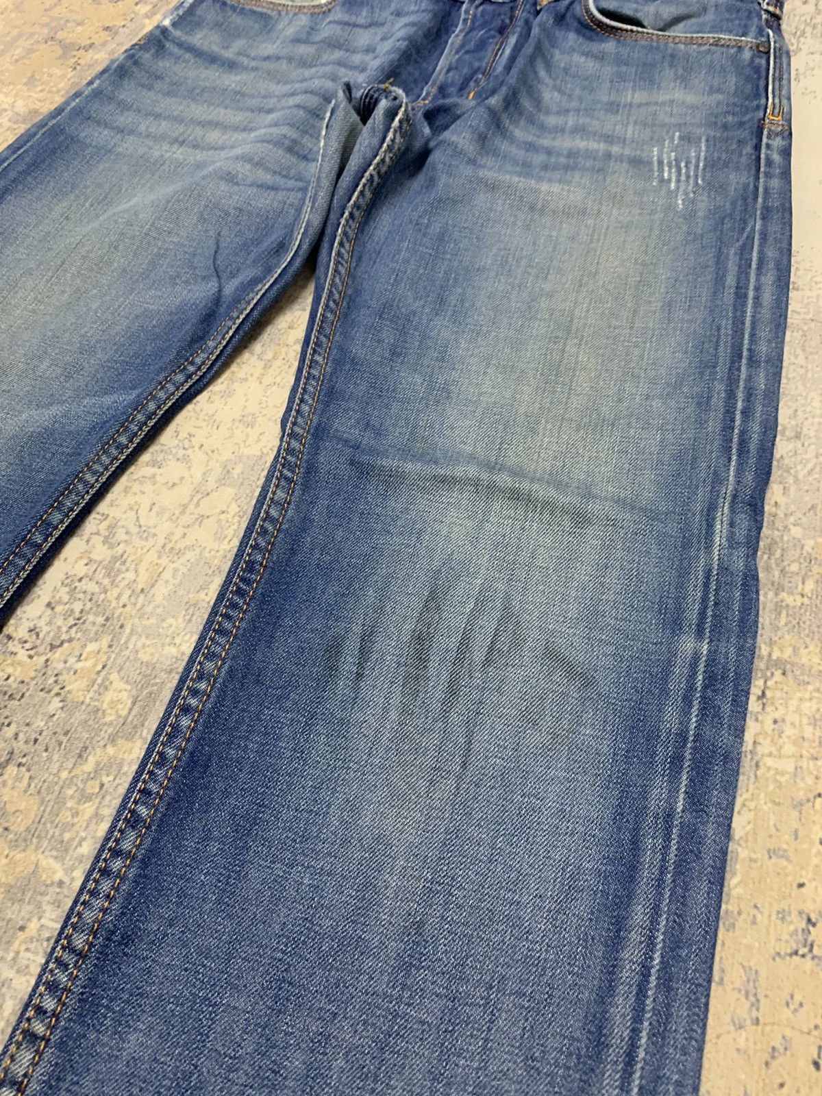 If Six Was Nine Diesel Industry Streetwear Straight Leg Denim Jeans 31x30 Size US 31 - 5 Thumbnail