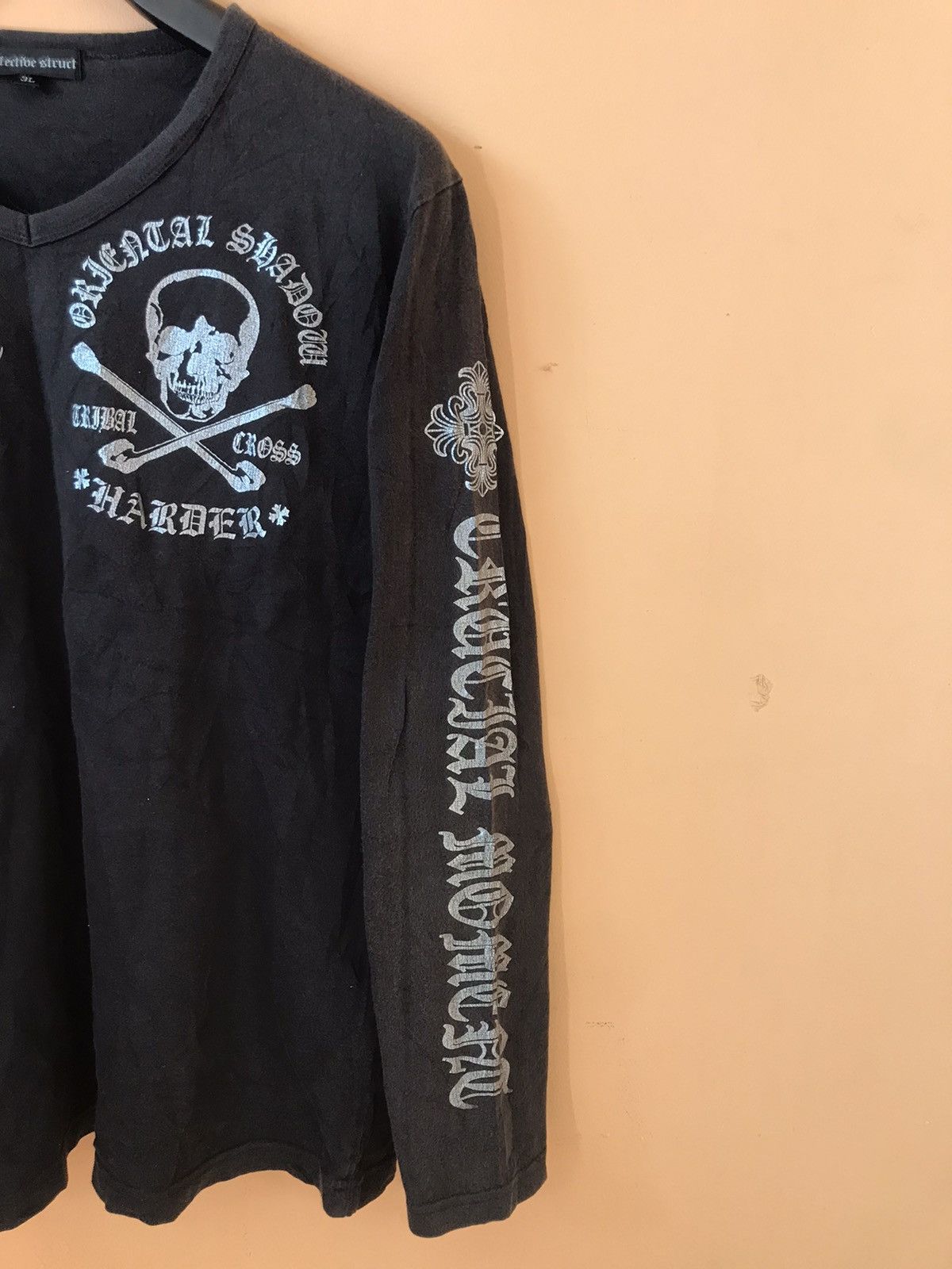 If Six Was Nine ‼️DETECTIVE STRUCT BRAND PUNK JAPANASE TSHIRT LONGSLEEVE ‼️ Size US XL / EU 56 / 4 - 4 Thumbnail