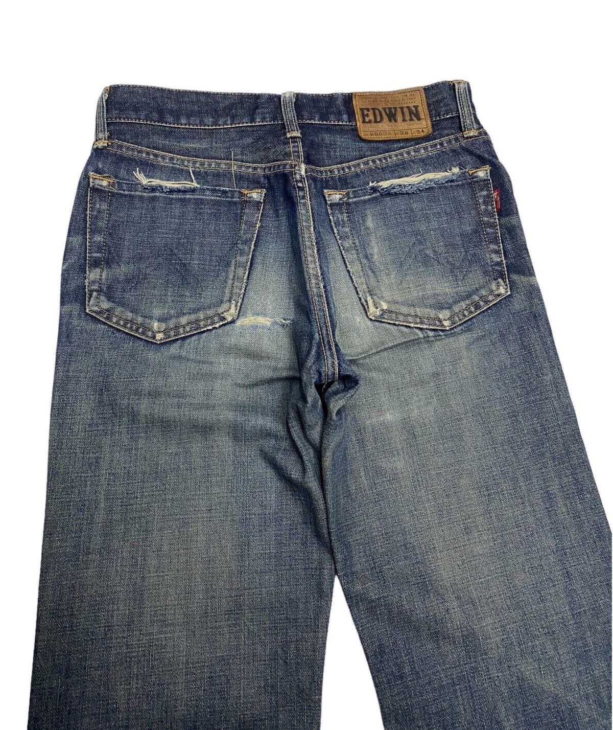 Hysteric Glamour × If Six Was Nine FLARE🔥EDWIN 800SX DISTRESSED DENIM DESTROY JEANS Size US 28 / EU 44 - 4 Thumbnail