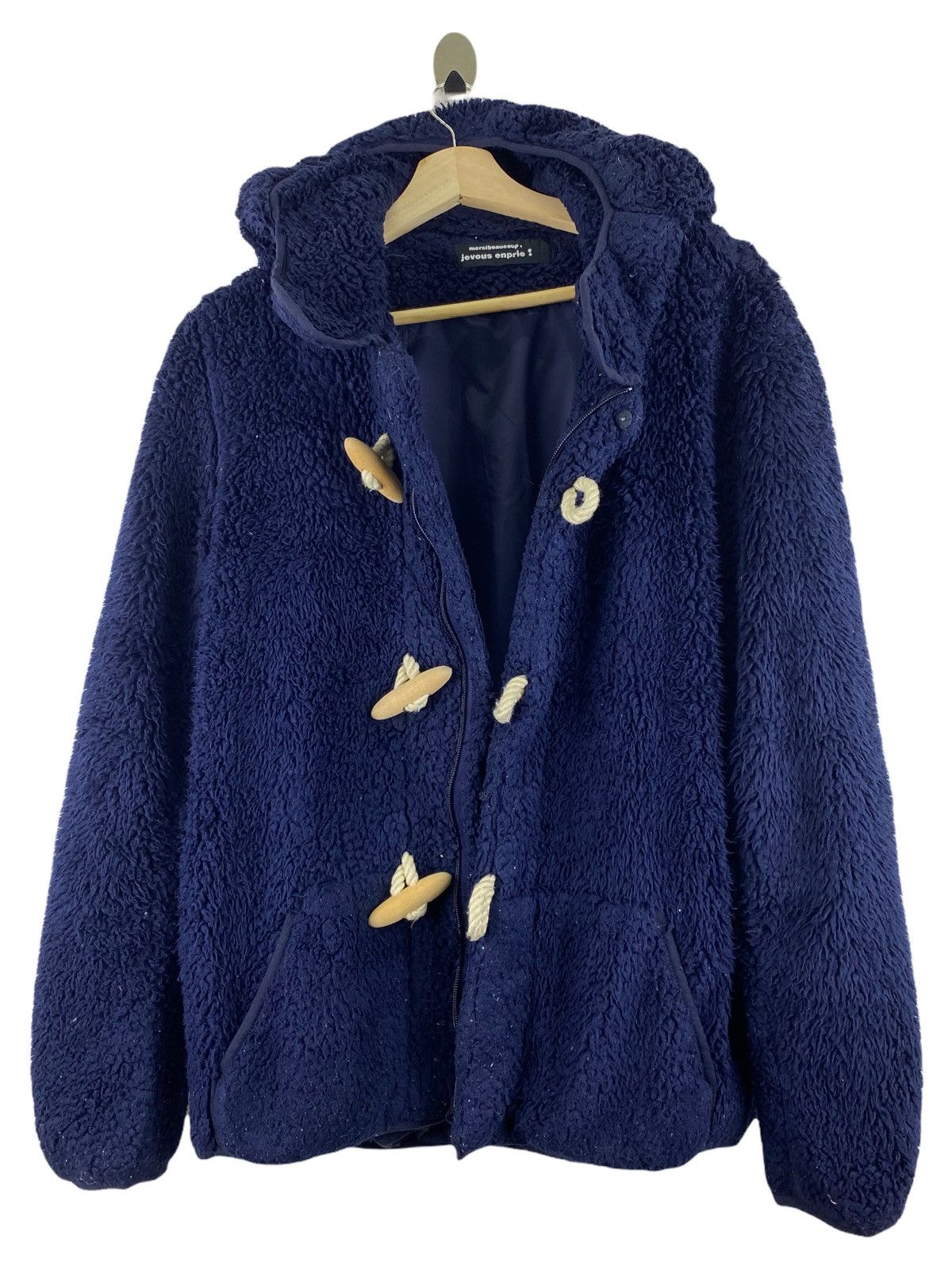 mercibeaucoup ISSEY MIYAKE MERCIBEAUCOUP DEEP PILE SHERPA JACKET Size US M / EU 48-50 / 2 - 2 Thumbnail