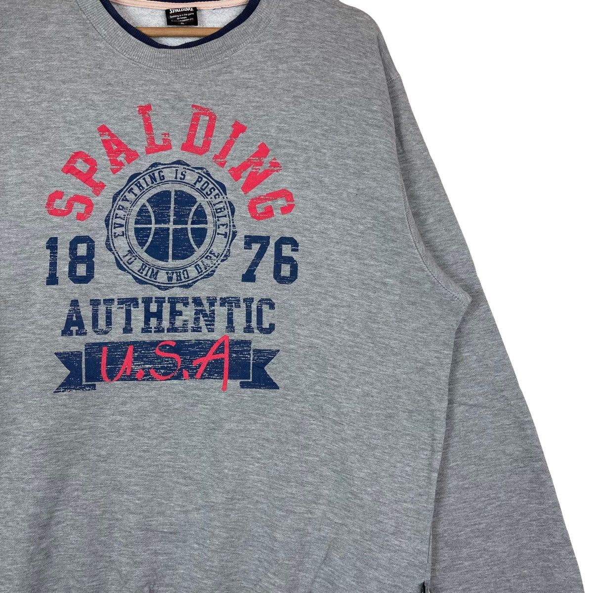 Spalding Vintage Spalding Spell Out Pullover Jumper Sweatshirt Size US XXL / EU 58 / 5 - 3 Thumbnail