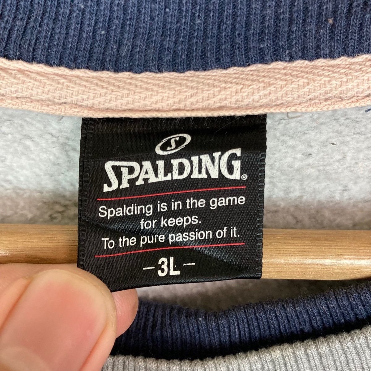 Spalding Vintage Spalding Spell Out Pullover Jumper Sweatshirt Size US XXL / EU 58 / 5 - 7 Thumbnail