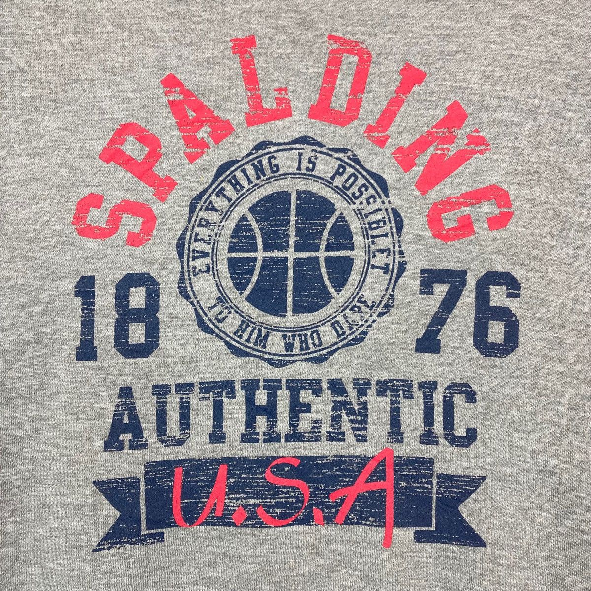 Spalding Vintage Spalding Spell Out Pullover Jumper Sweatshirt Size US XXL / EU 58 / 5 - 4 Thumbnail