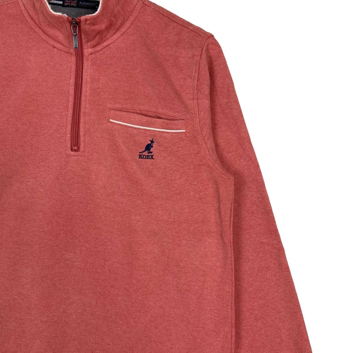 Kangol Vintage Kangol Extra Comfort Quarter Zip Pullover Jumper Size US M / EU 48-50 / 2 - 3 Thumbnail
