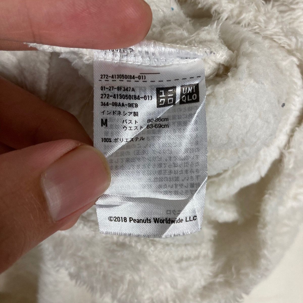 Uniqlo Japanese Brand Uniqlo Collab Peanuts Pullover Jumper Fleece Size US M / EU 48-50 / 2 - 6 Thumbnail