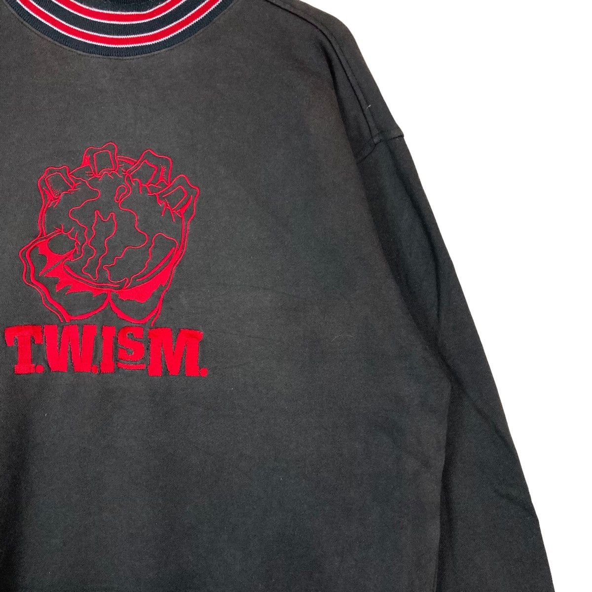 Vintage Vintage T.W.I.S.M. Spell Out Pullover Jumper Sweatshirt Size US L / EU 52-54 / 3 - 4 Thumbnail