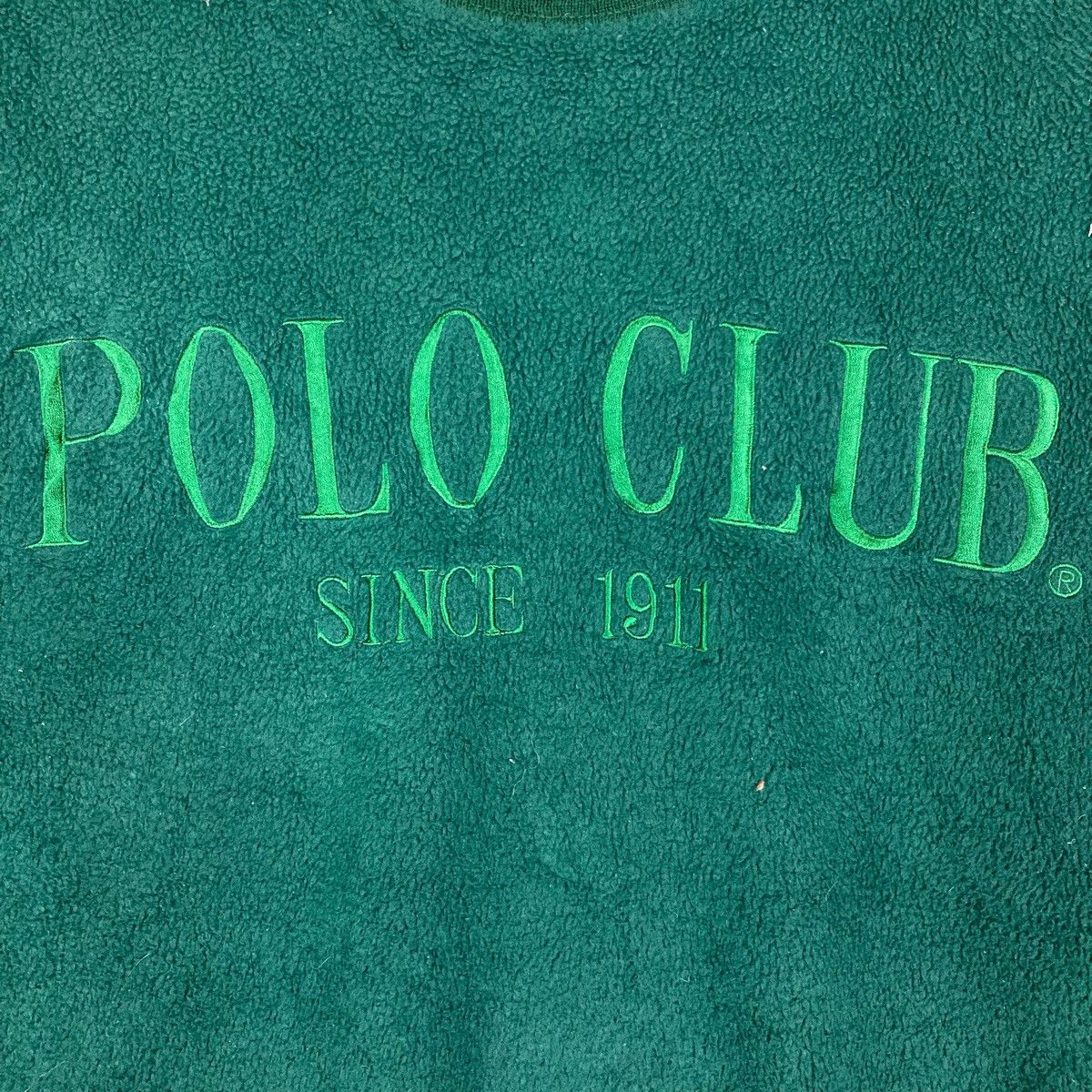 Vintage Vintage Polo Club Spell Out Pullover Jumper Sweatshirt Size US L / EU 52-54 / 3 - 4 Thumbnail