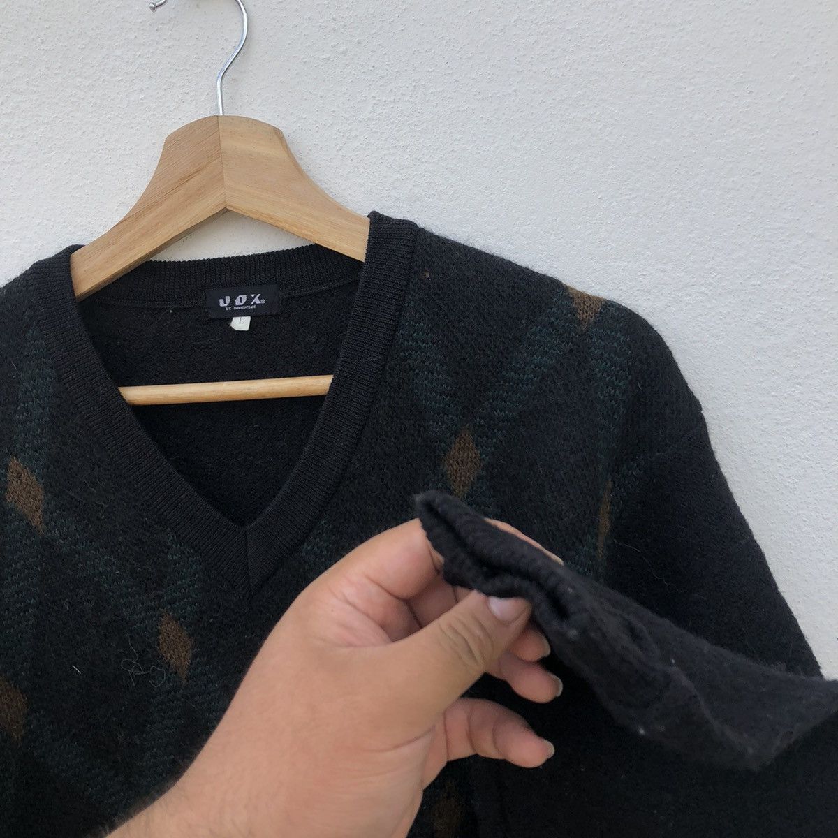 Japanese Brand JOX DE DANDYSME VINTAGE WOOL KNITWEAR SWEATSHIRT Size US L / EU 52-54 / 3 - 4 Thumbnail